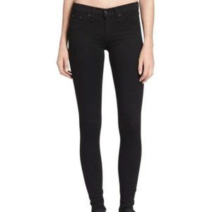 NWT Rag & bone black legging skinny jeans size 25